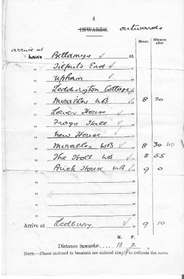 Postmans Route 4